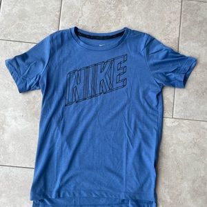Blue Nike dry fit t-shirt